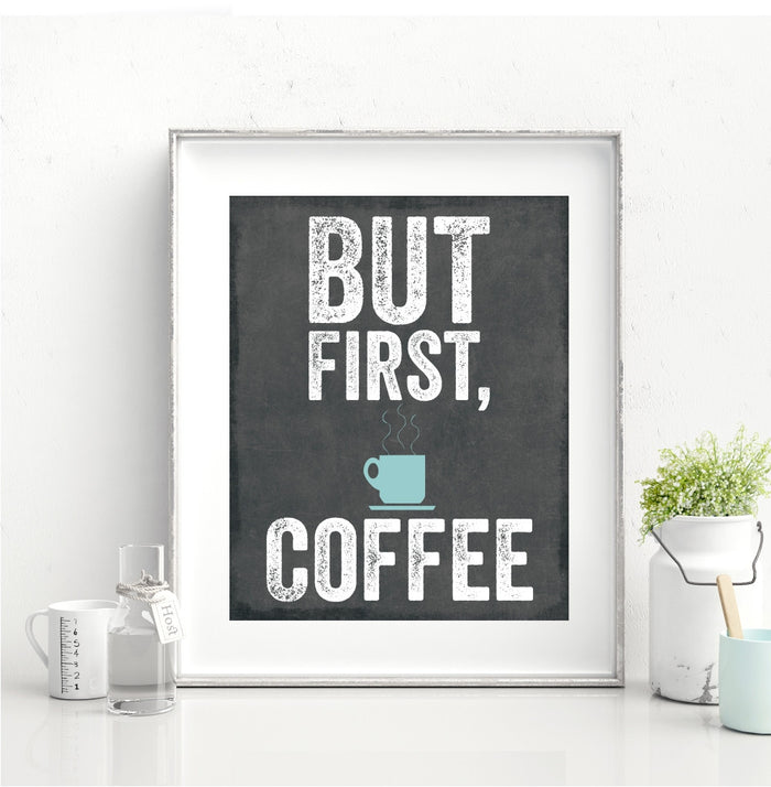 But First Coffee Wall Decor