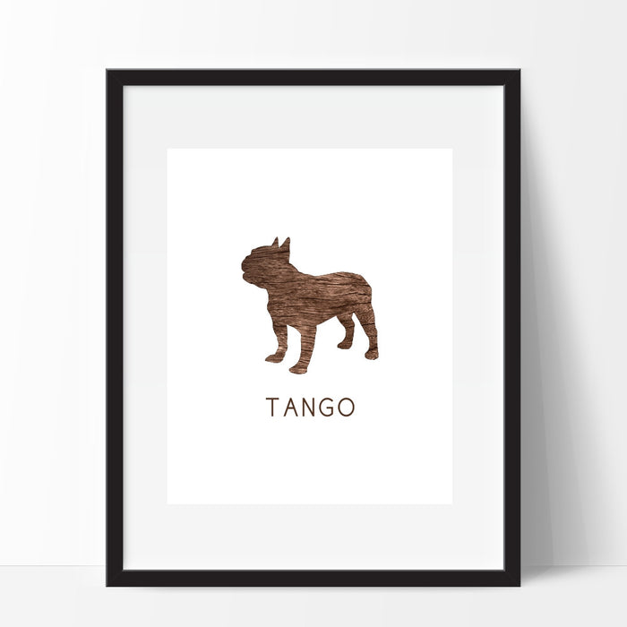 French Bulldog Art Print Personalized