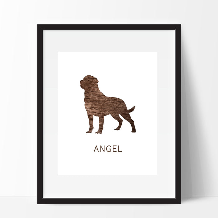 Rottweiler Personalized Wall Art
