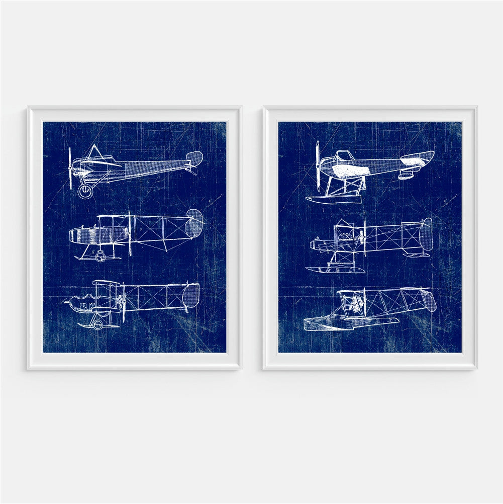 Aviation Airplane Wall Art Draft Paper