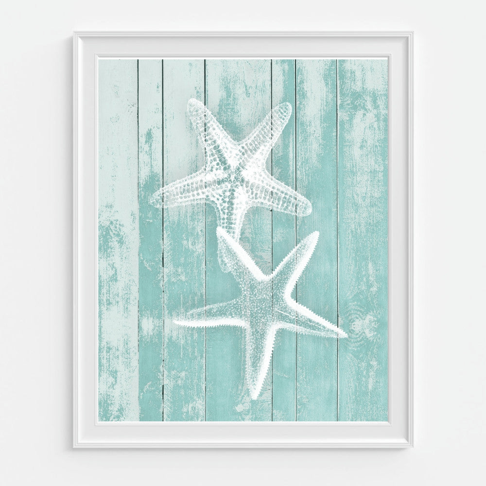 Two Starfish Art Print